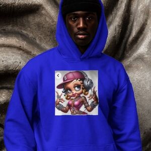 Blue Hoodie,T-Shirt est;